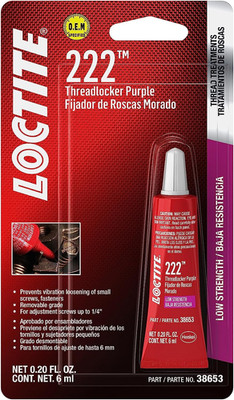 222 Automotve Threadlocker Purple - Low-Strength Thread Lock for Small