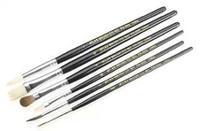 Atlas Brush Co FA-002 Economy Brush Set 6-pcs FA-002