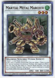 Martial Metal Marcher CT15-EN009 Ultra Rare 2018 Mega-Tins