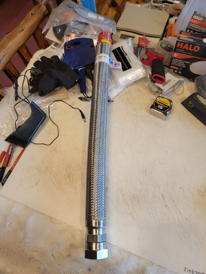 #ad #ad Hose Master CA316A Flexible Metal Hose 1 1 2quot; x 30quot; 1 Male End 1 Female. New $129.99