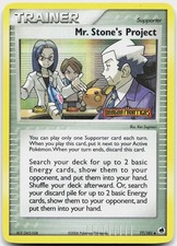 Mr. Stone's Project 77/101 Uncommon Dragon Frontiers Pokemon Reverse Holo MP on eBay
