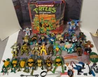 Vintage Teenage Mutant Ninja Turtles Action Figures Lot of 26  & Accessories