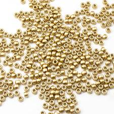 1000 Pcs Acrylic Gold Pony Beads 6X9Mm Bulk for Friendship DIY Bracelet Necklace