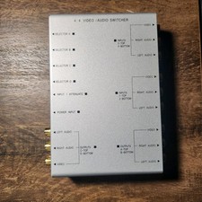 4 X 4 Audio Video Source Switcher for Theatre, RV Or Monitors