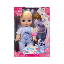 DISNEY DARLINGS Deluxe Interactive 13" STITCH BABY DOLL Blue Eyes Motion &..New.