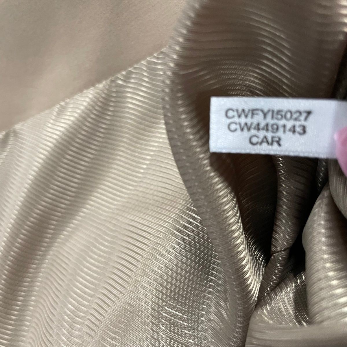 CALVIN KLEIN Long Sleeve Belted Wrap Coat Women's Size S Caramel thumbnail 8