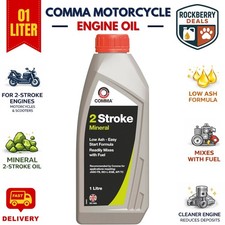 Comma - Two Wheel 2 Stroke Mineral Motorcycle Engine Motor Oil 1L - TST1L