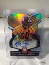 2014 PANINI ELITE ROOKIE STATUS D/C AUTO SP RYAN SHAZIER 123/199 NO. 180 