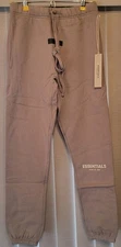 NWT FEAR OF GOD ESSENTIALS SWEATPANTS JOGGERS "DESERT TAUPE" AUTHENTIC SIZE XXS