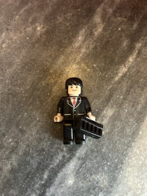 Unknown Emo Businessman Lego With Briefcase 
