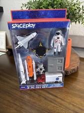 Space Mission 8 Pc Space Explorer Play Set /NASA Endeavour Space Shuttle Set/NIP