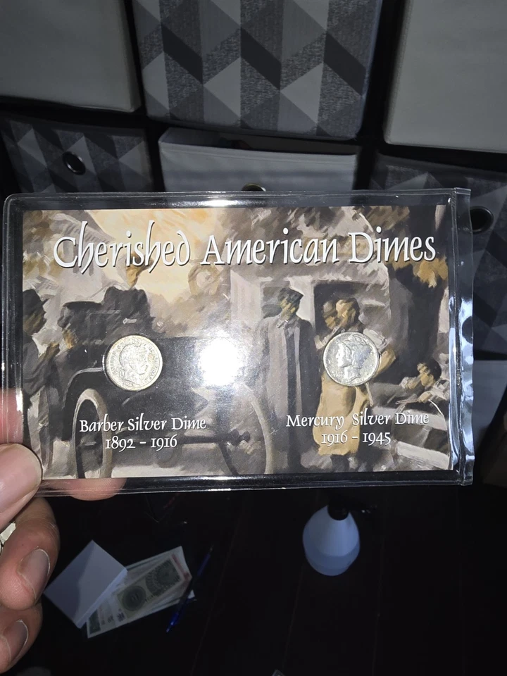 SILVER TONER Barber And Mercury Dime Set - Image 4 of 4