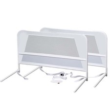 BR303 Children's Bed Rail Double Pack - Quick Assembly Toddler Bedrail White