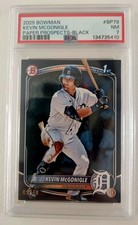 2025 Bowman Black Paper Kevin McGonigle #/10. PSA 7