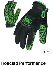 Ironclad Performance Wear Exo2-MGG-03-M Exo Mechanics Gloves Diamondclad Nonslip