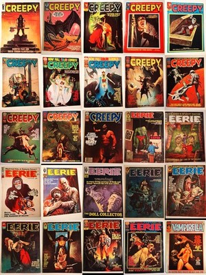 Vintage Warren Horror Magazines You Pick Creepy Eerie Famous Monsters Vampirella