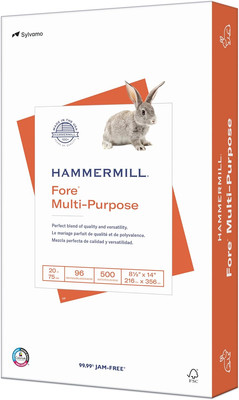 Printer Paper, Fore Multipurpose 20 Lb Copy Paper, 8.5 X 14 - 1 Ream (500 Sheets