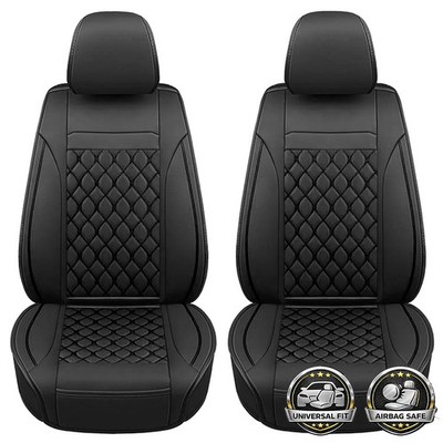 FOR VW SCIROCCO (2008-2018) - PREMIUM FAUX LEATHER FRONT SEAT COVERS PAIR