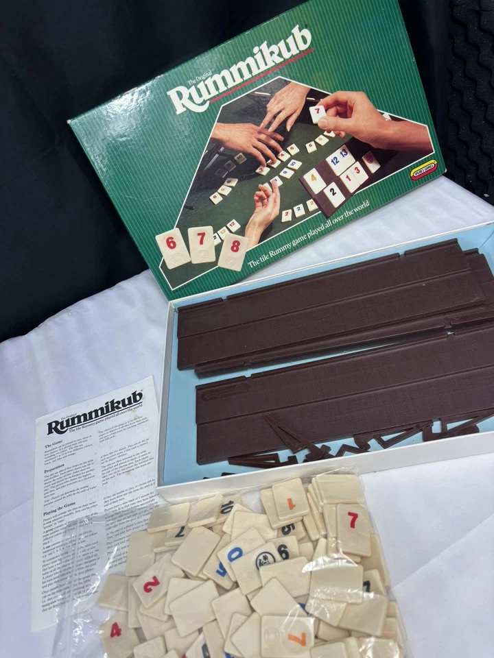 Original Rummikub Vintage Board Game 1988 Edition by Spears Games 100% Complete  - Image 4 of 4