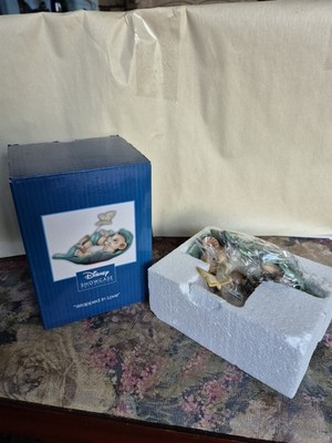 DISNEY SHOWCASE BABY SIMBA IN LEAF & BUTTERFLY BONE CHINA NEW IN BOX 5 1/4''
