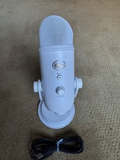 Logitech Blue Yeti USB Microphone for Podcasting, Gaming, Streaming White