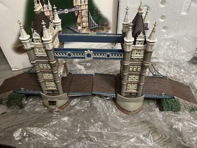 Dept 56 Dickens Village Tower Bridge of London Historical Retired 56.58721