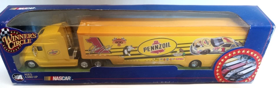Steve Park Pennezoil-Looney Tunes 1/64 Trailer Rig W/ 6 Trading Cards - 1 Rookie - Image 2 of 4