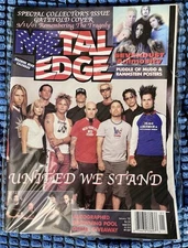 Metal Edge Magazine. January. 2002. 9/11 Commemorative.  Issue.