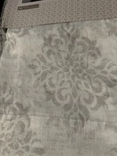 New Exclusive Home Nagano Rod Pocket Window Panels 54x96 Set 2 , White Gray