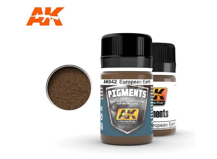 AK Interactive 00042 35ml Pigment - European Earth