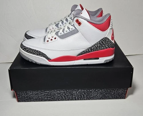 Nike Air Jordan 3 Fire Red 2022 Shoes Size 9