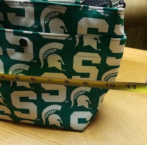 Michigan State University SPARTANS Handtasche/Umhängetasche verstellbarer Riemen neu ohne Etikett - Bild 13 von 13