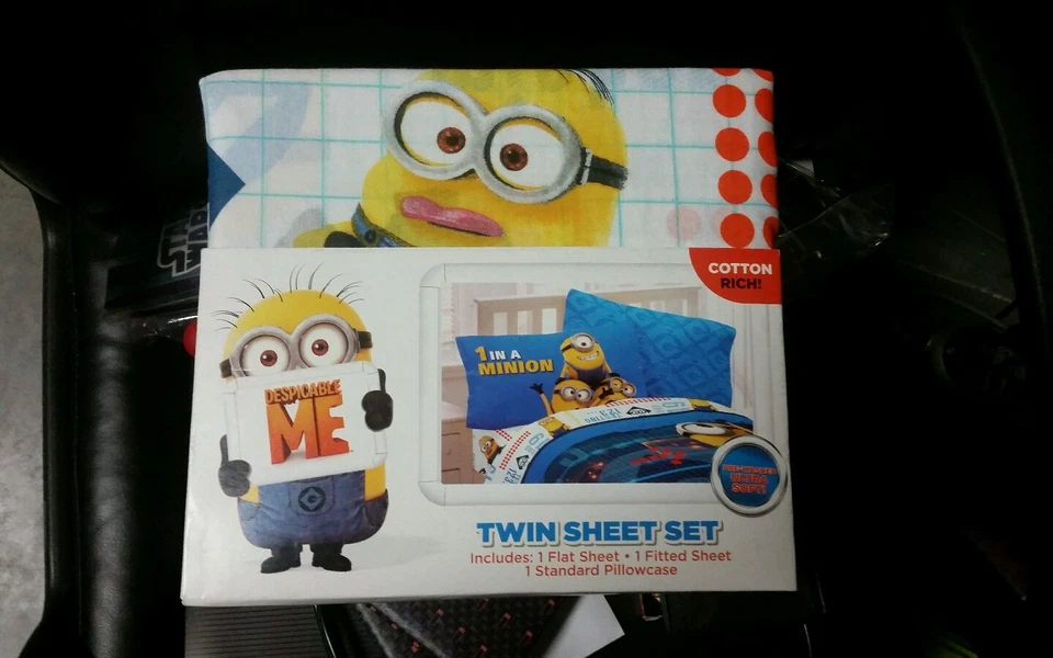 Juego de sábanas edredón Despicable Me Minions 4 piezas tamaño doble/único Foto 2 de 2