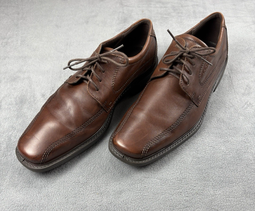 Ecco Helsinki II elegante Schuhe Herren 12 Leder Fahrrad Zehe Derby atmungsaktiv bequem