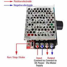 7-70V 30A PWM DC Motor Speed Controller Switch Control 12V 24V 36V 48V 30 Amp