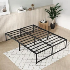 Twin Full Queen Size Bed Frame 14" Heavy Duty Metal Salt Platform, Easy Assembly