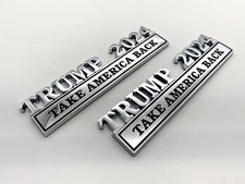 2x Trump Edition Badge Emblem Car Fender Trunk Tailgate Decal Sticker 2.5in