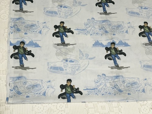 Harry Potter Twin Flachbettlaken Kammer des Schreckens Stoff 2000 Vintage LESEN