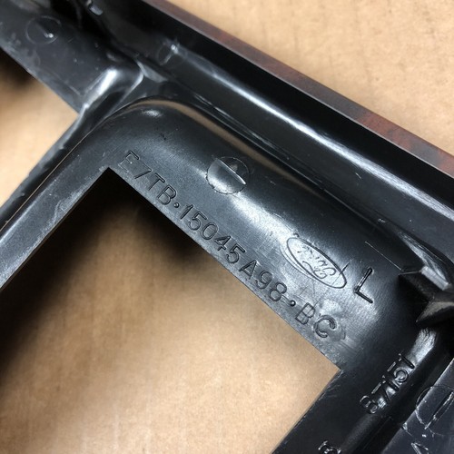 1987 -1991 Ford F150 F250 F350 Bronco Woodgrain Dash Radio Climate Control Bezel - Imagen 17 de 17
