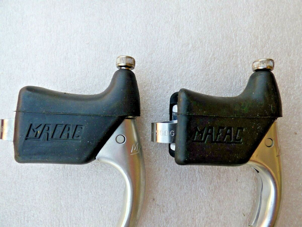 MAFAC COMPETITION SILVER ANODIZED CENTER PULL BRAKE SET MAFAC COMPETITION SILVER ANODIZED CENTER PULL BRAKE SET
