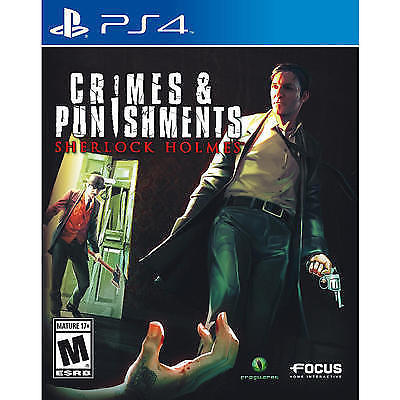 Sherlock Holmes Crimes & Punishments Sony PlayStation 4 2014 Disc Only & Manual