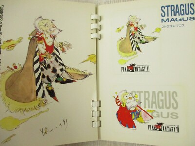 FINAL FANTASY VI 6 CHARACTER COLLECTIONS w/Card Art Book