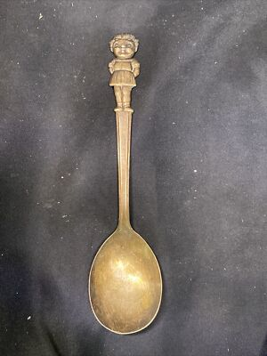 #ad #ad Vintage CAMBELL#x27;S SOUP 6quot; Girl Silver Plated Spoon $15.99