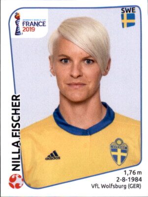 Panini Frauen WM 2019 Sticker 465 - Nilla Fischer - Schweden