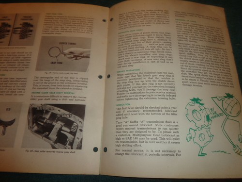 1965 CHRYSLER / PLYMOUTH / DODGE 4 SPEED TRANSMISSION SHOP MANUAL / ORIG BOOKLET - Picture 6 of 7