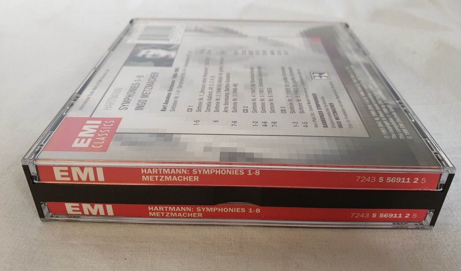 Klaus Amadeus Hartmann,  Symphonie 1- 8, CD