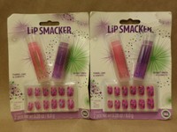 Lip Smacker Lip Balm And Press On Nails Party Perfect Collection Lot Of 2 on sale Lip Smacker Lip Balm And Press On Nails Party Perfect Collection Lot Of 2 on sale
