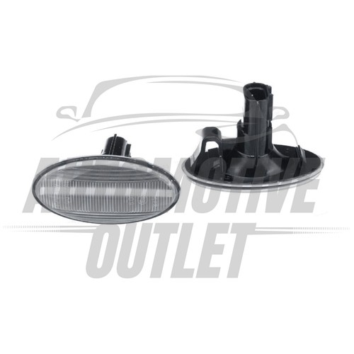 2X LED SIDE INDICATOR MARKER LIGHTS CLEAR LENS FOR SUBARU IMPREZA WRX STI LEGAC - Picture 5 of 16