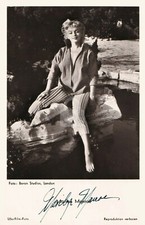 Marilyn Monroe -- Signed Vintage Photo Postcard Copy