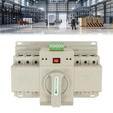 ATS Dual Power Automatic Smart Transfer Switch 63 Amp 3P For Generator 50Hz/60Hz